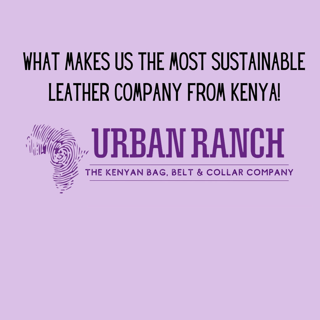 What makes Urban Ranch the most sustainable leather company in Kenya